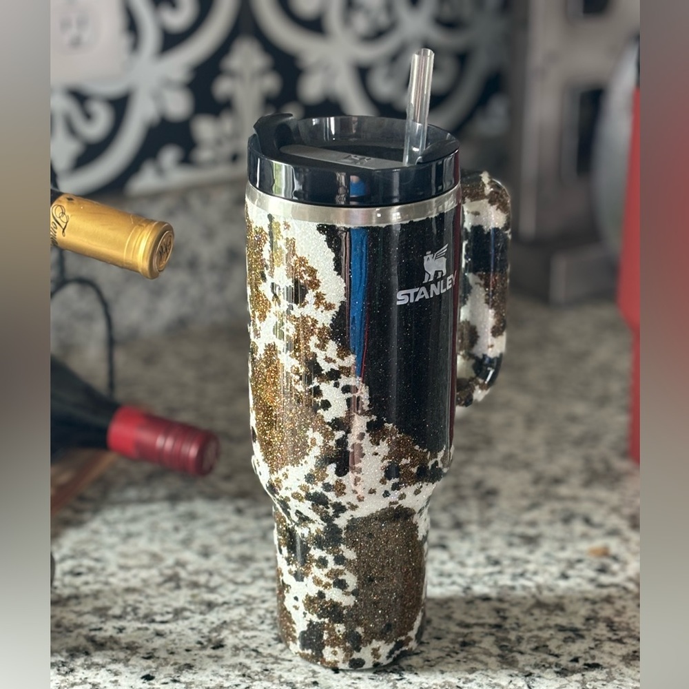 STANLEY Custom Cow Print Tumbler